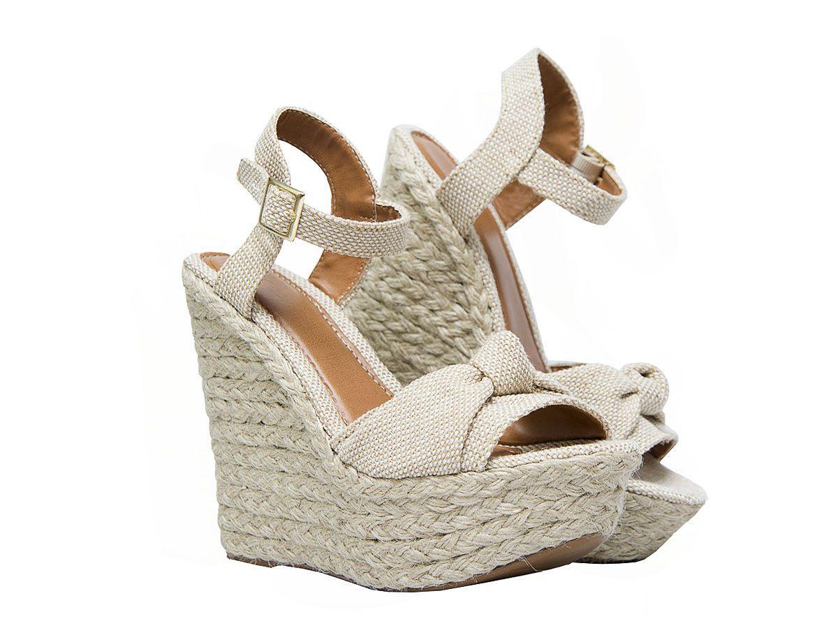 Sandália anabela plataforma salto alto bellatotti fili - R$ 229.90, cor  Preto (meia pata, salto fino, confortável, de amarrar, em nobuck) #91504,  compre agora | Shafa