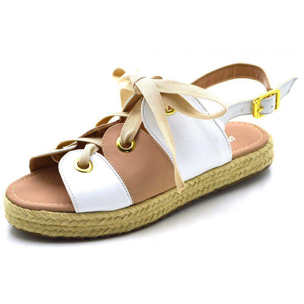 anabela branca fechada