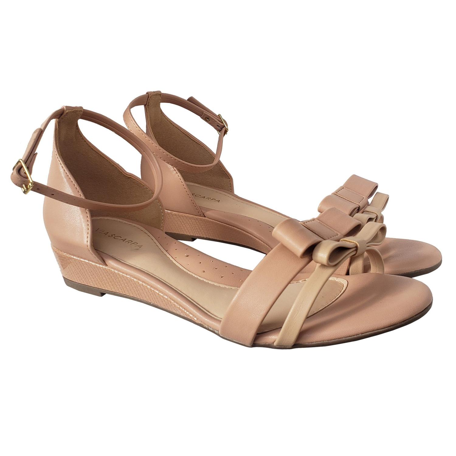 sandalia salto baixo anabela