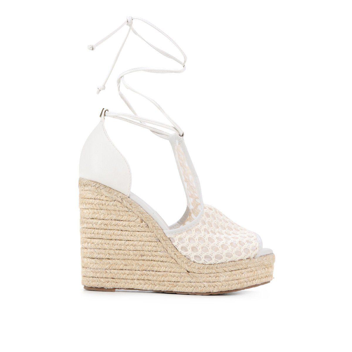 Espadrille Anabela Corda Santa Lolla Sandália Anabela Santa Lolla