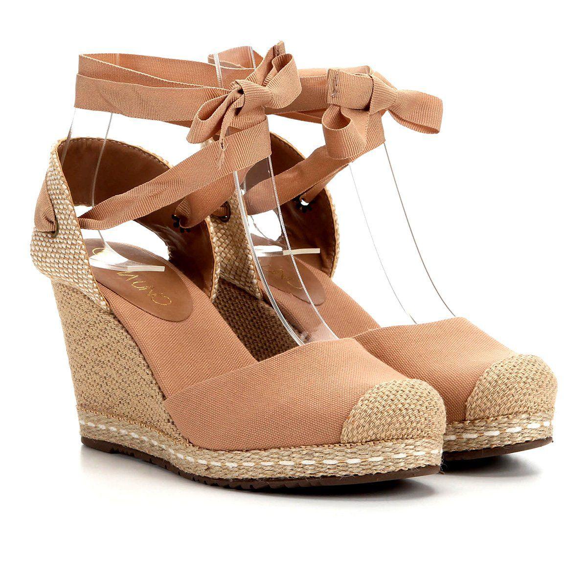 Shop sandália anabela na zattini Clearance