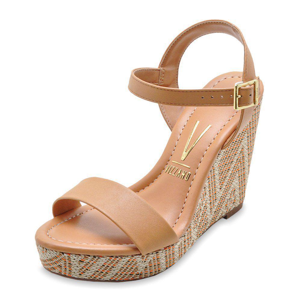 Sandália Anabela Vizzano Feminina Salto Alto Areia - Sandália Feminina -  Magazine Luiza