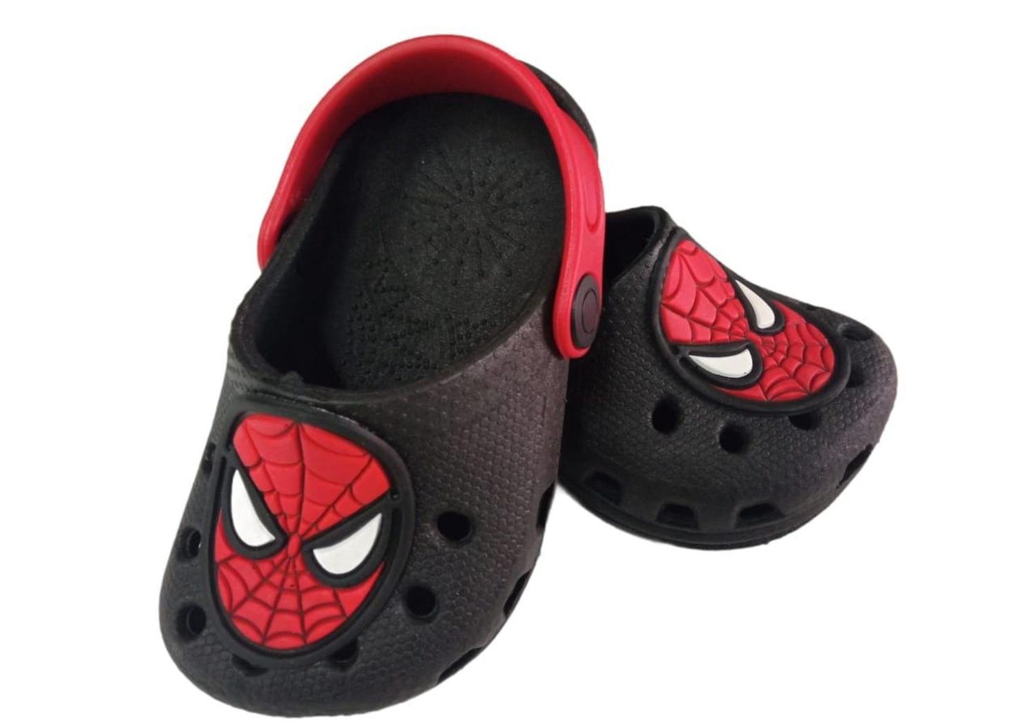 sandalia babuche infantil bebe meninos homem aranha preto 19-20 - Babuche /  Clog Infantil - Magazine Luiza