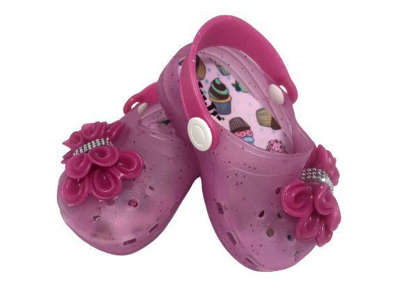 sandalia tipo crocs infantil