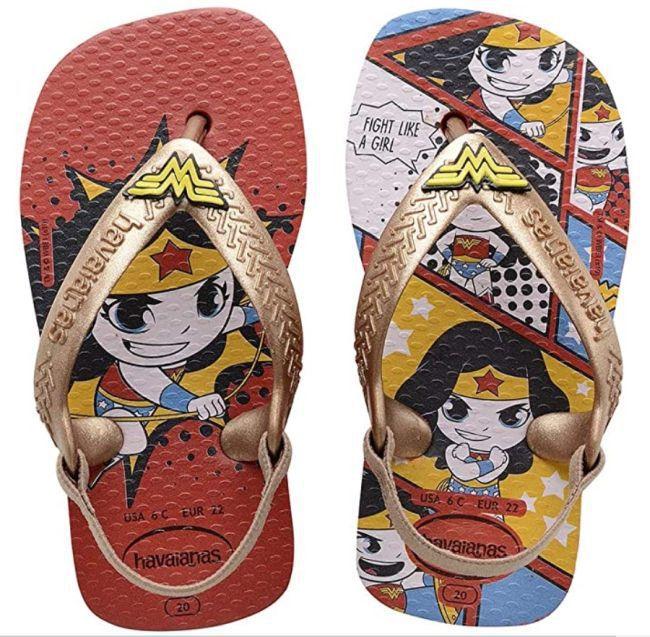 Havaianas mulher maravilha infantil Clearance