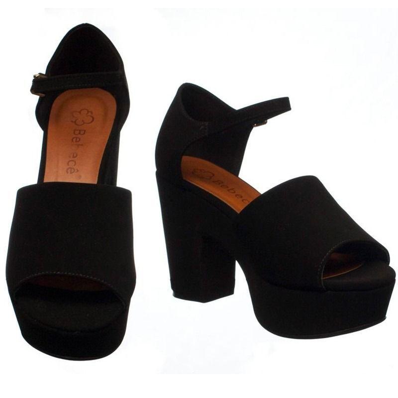 sandalia bebece preta