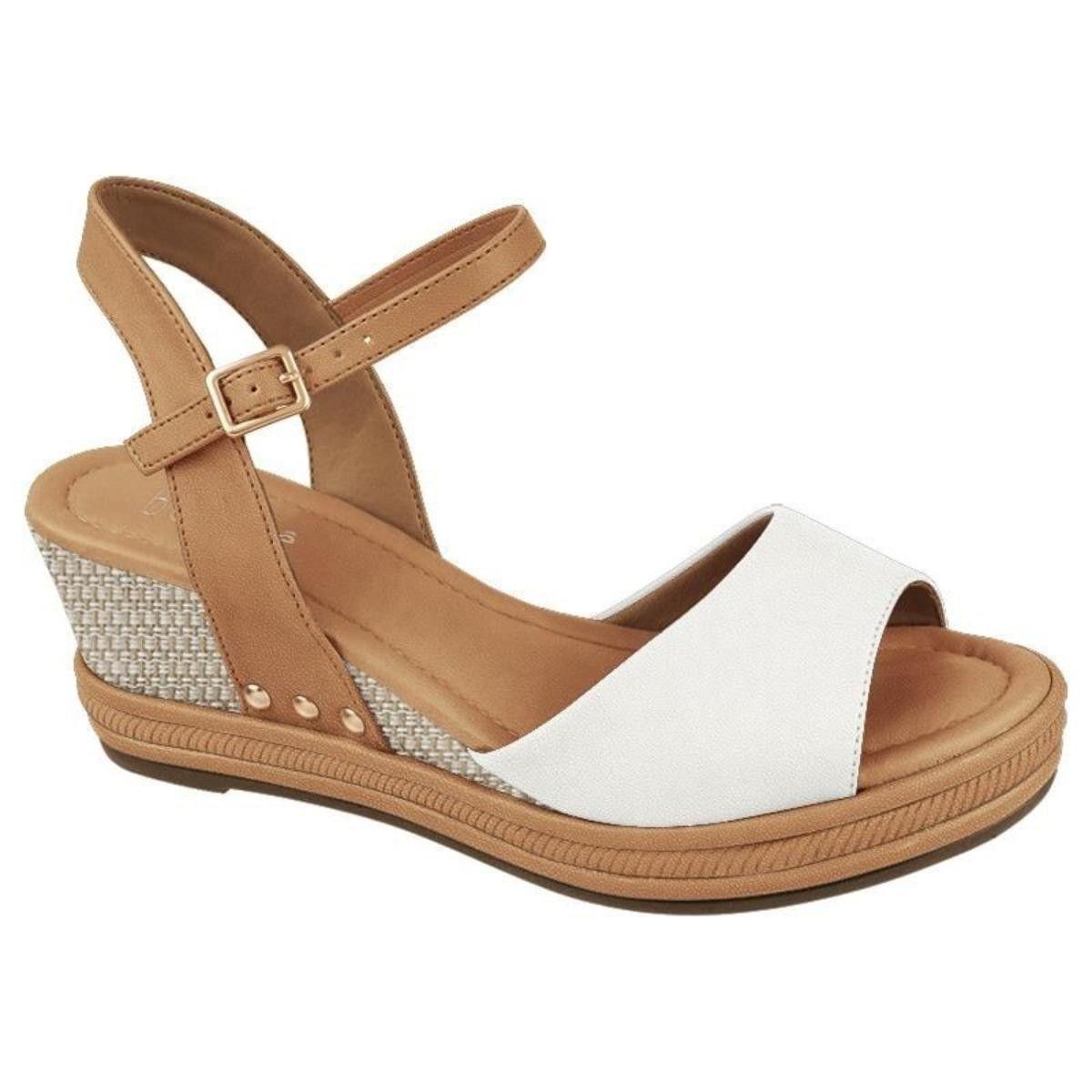 Sandália Anabela Sapatilha Ramarim Total Comfort Buy Sandalia