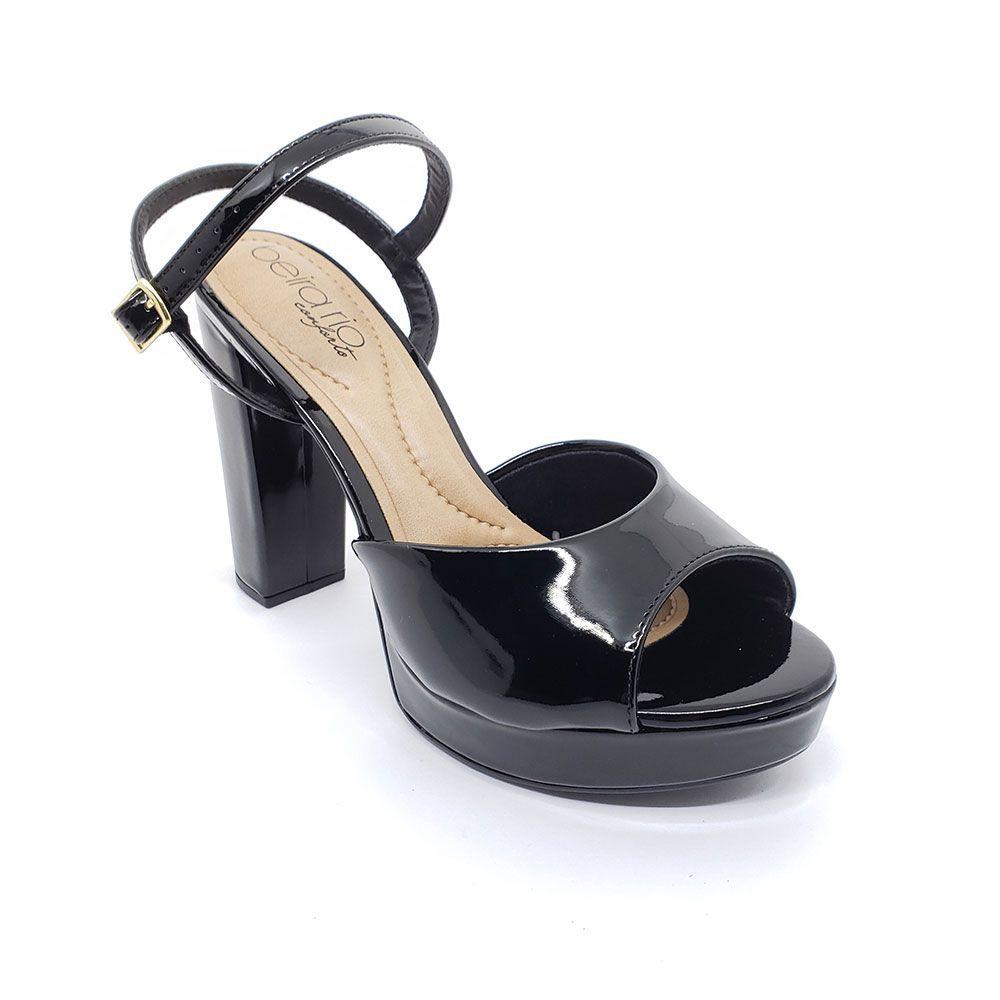 Sandálias Femininas SandÃ¡lia Meia Pata Beira Rio Verniz SandÃ¡lia