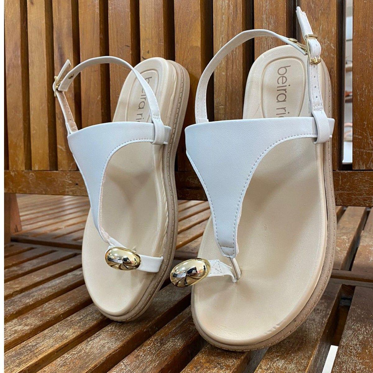 Sandália Beira Rasteirinha De Dedo Beira Rio Rasteira Dedo Beira