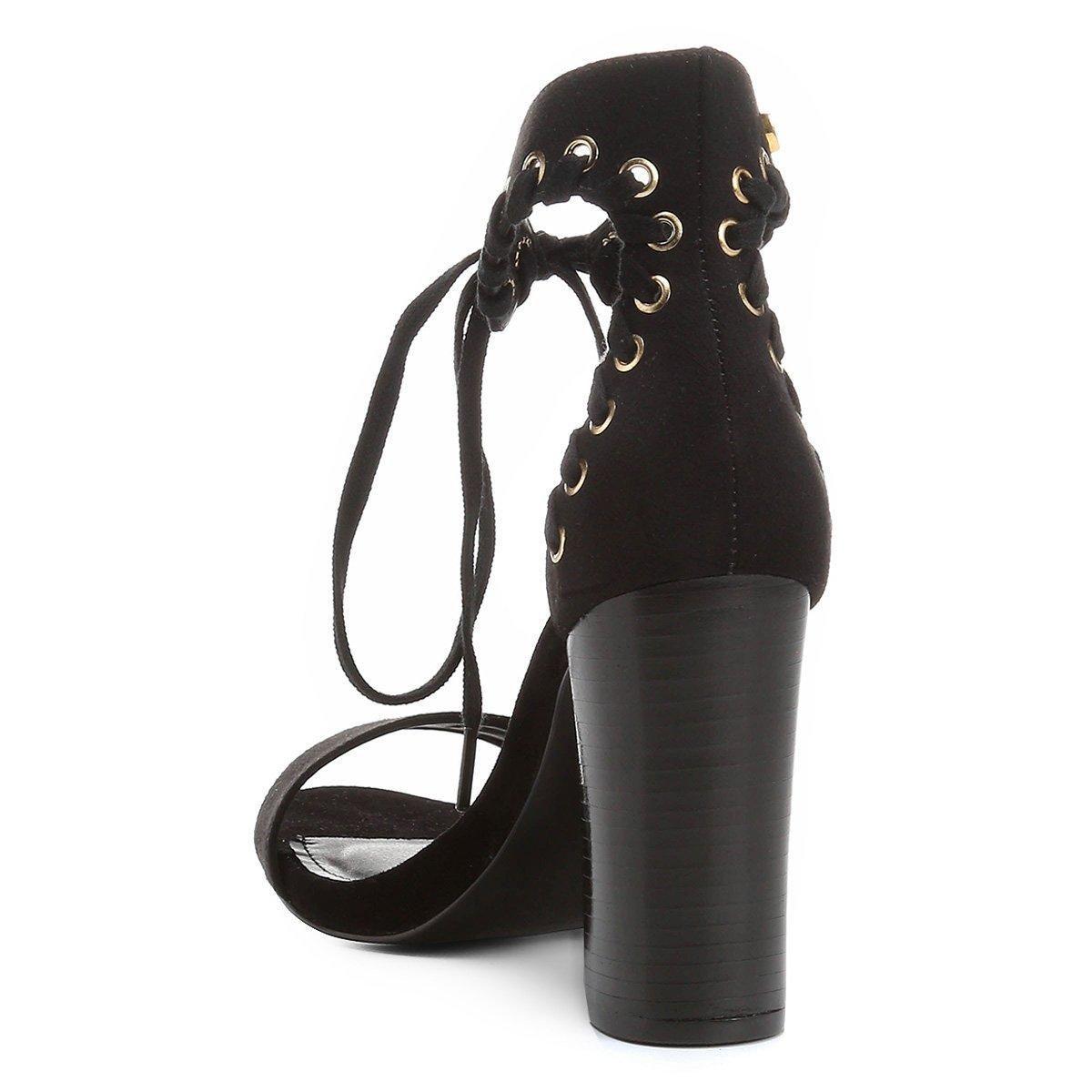 Sandália Colcci Salto Grosso Camurça Pesponto Traseiro Feminina - Sandália  Feminina - Magazine Luiza