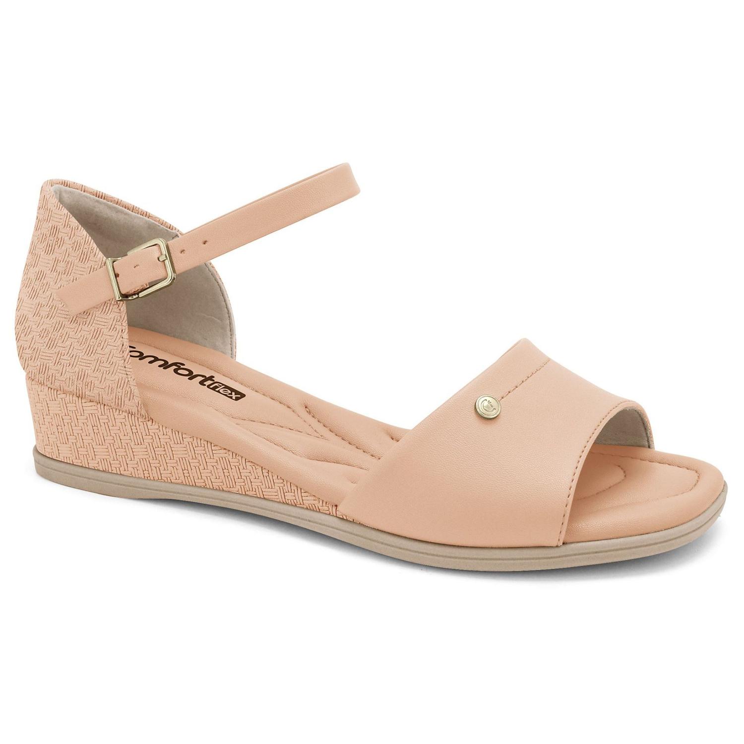Sandália Anabela Comfortflex Sandalias Comfortflex Discount