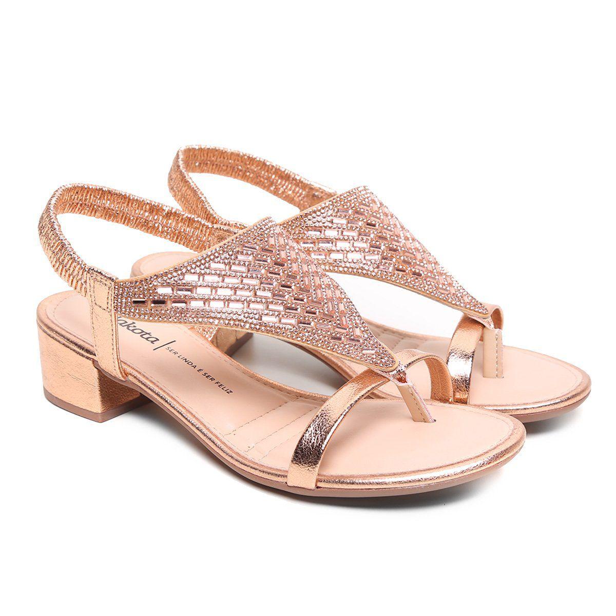 Sandália Tratorada SandÃ¡lia Dakota Salto Grosso Salto Grosso