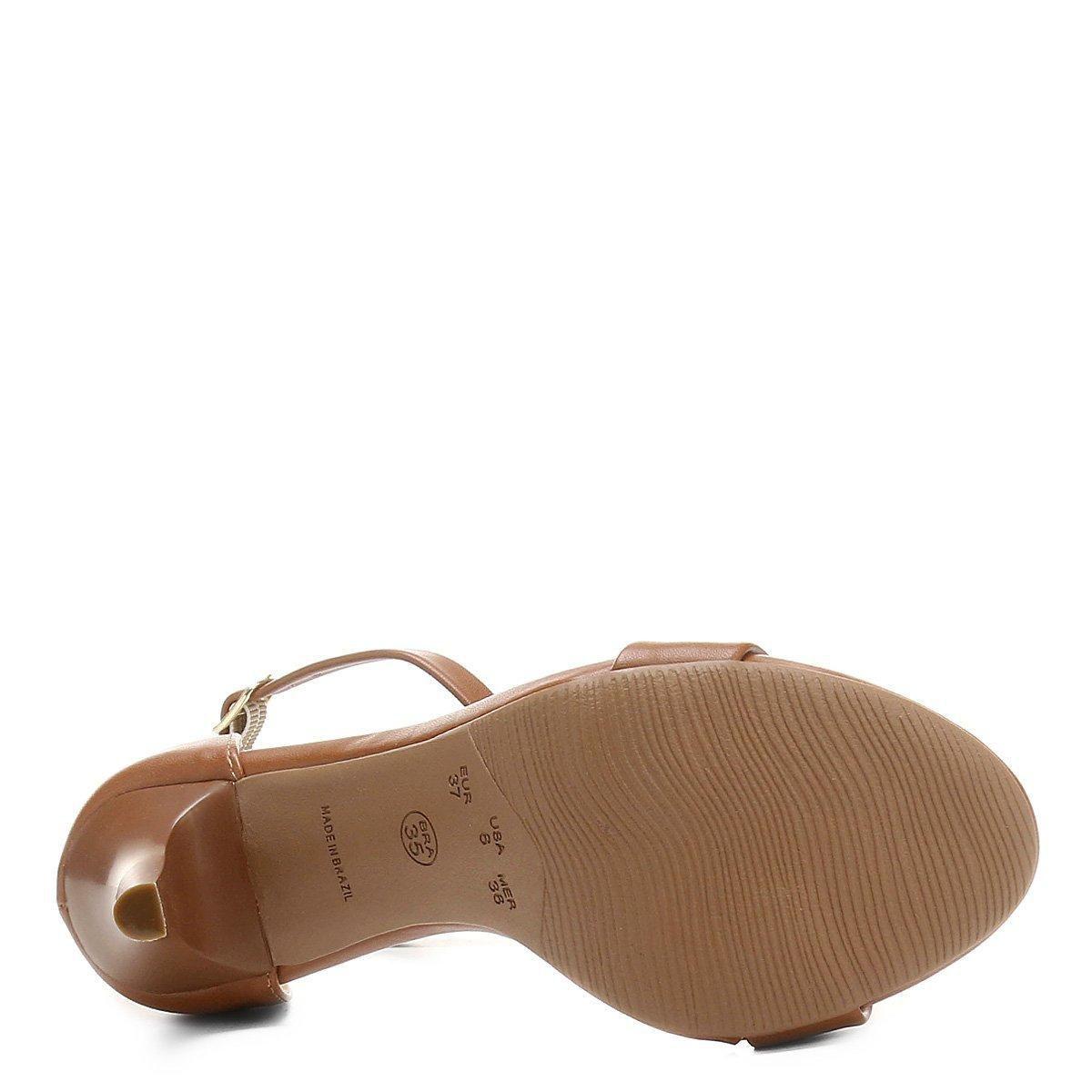 sandália drezzup salto fino