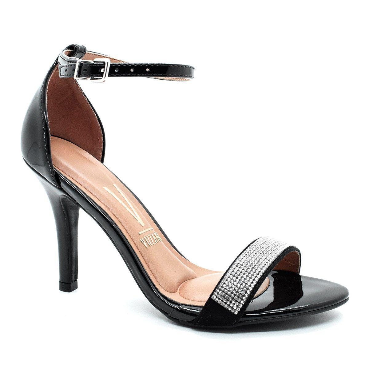 salto alto preto fino