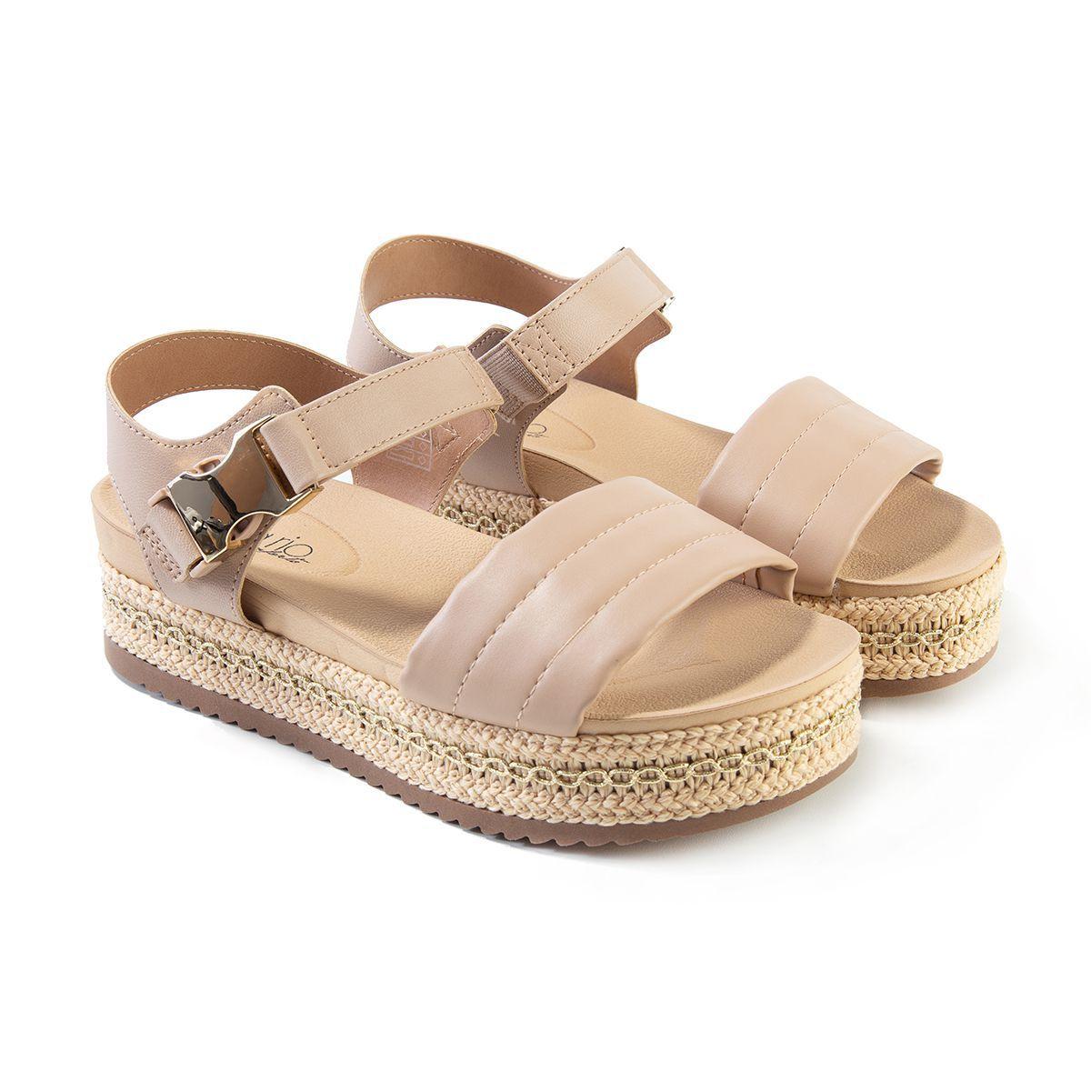 sandália feminina flatform