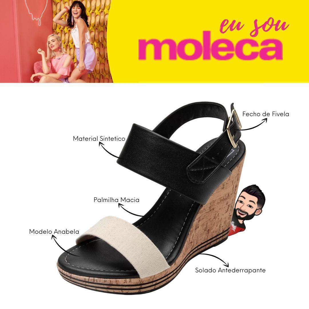 Sandália Feminina Sandalia Anabela Polyelle Sandália Masculina