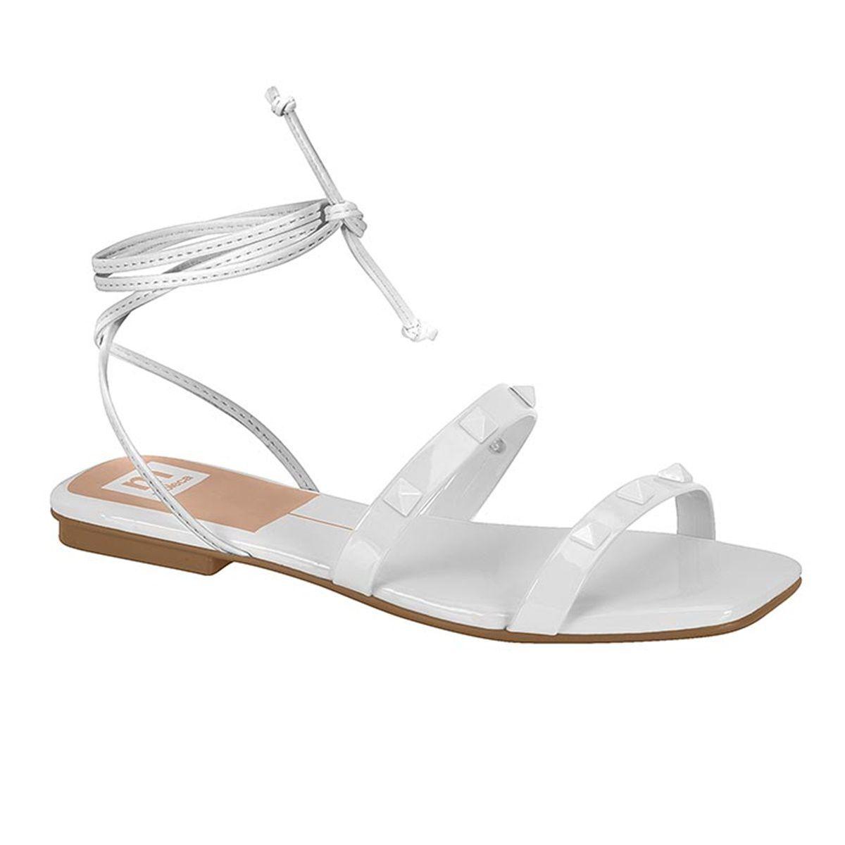 Sandália Feminina Moleca Rasteira Amarração - Rasteirinha Feminina -  Magazine Luiza