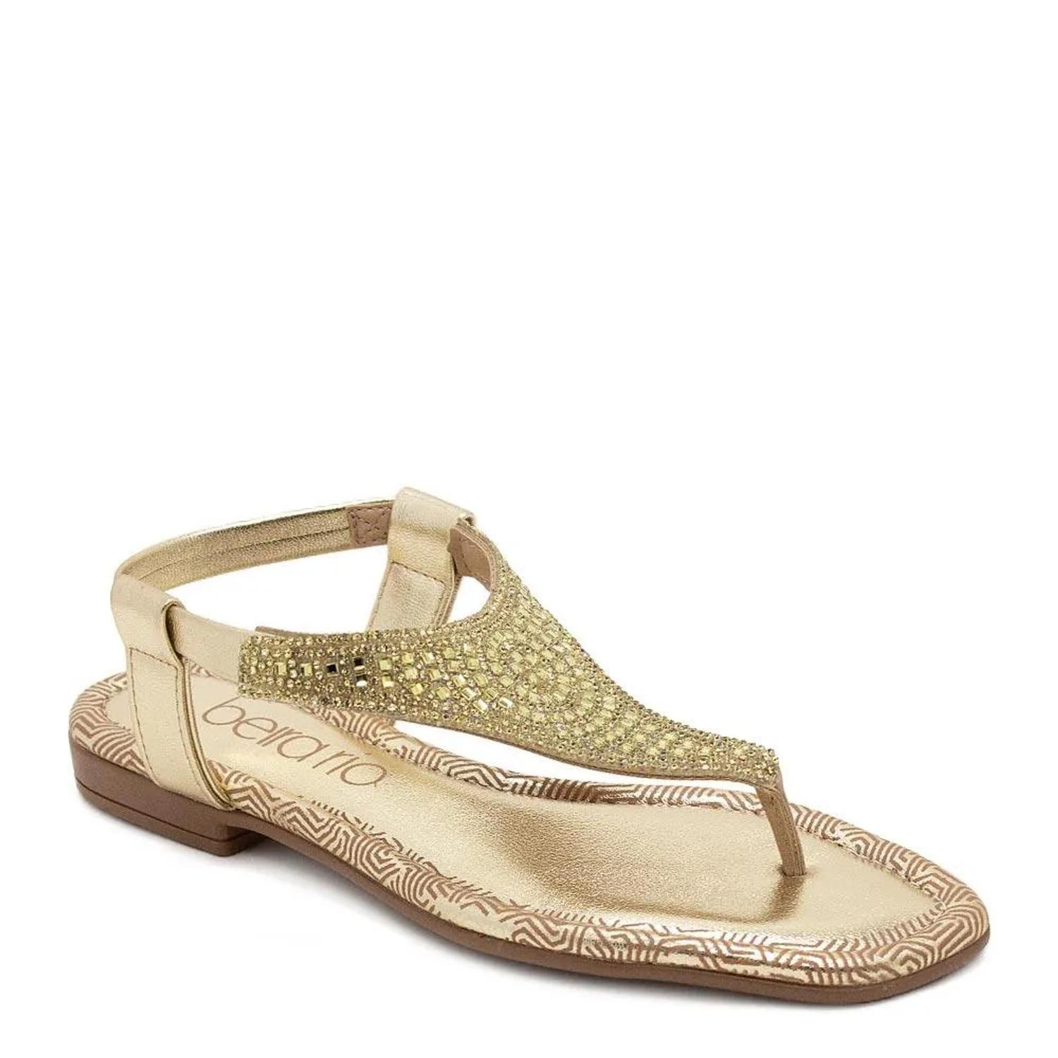 Sandália Feminina Rasteira Dourada Beira Rio Rasteira Dourada