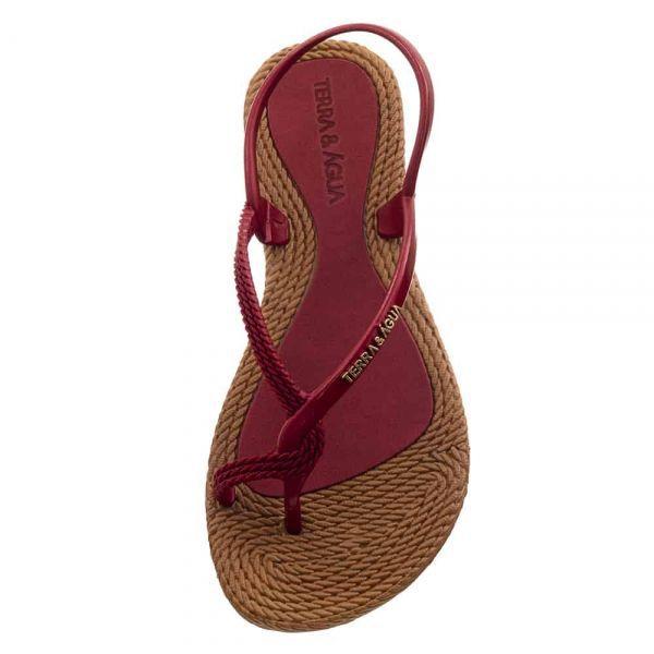 sandalia rasteira terra e agua