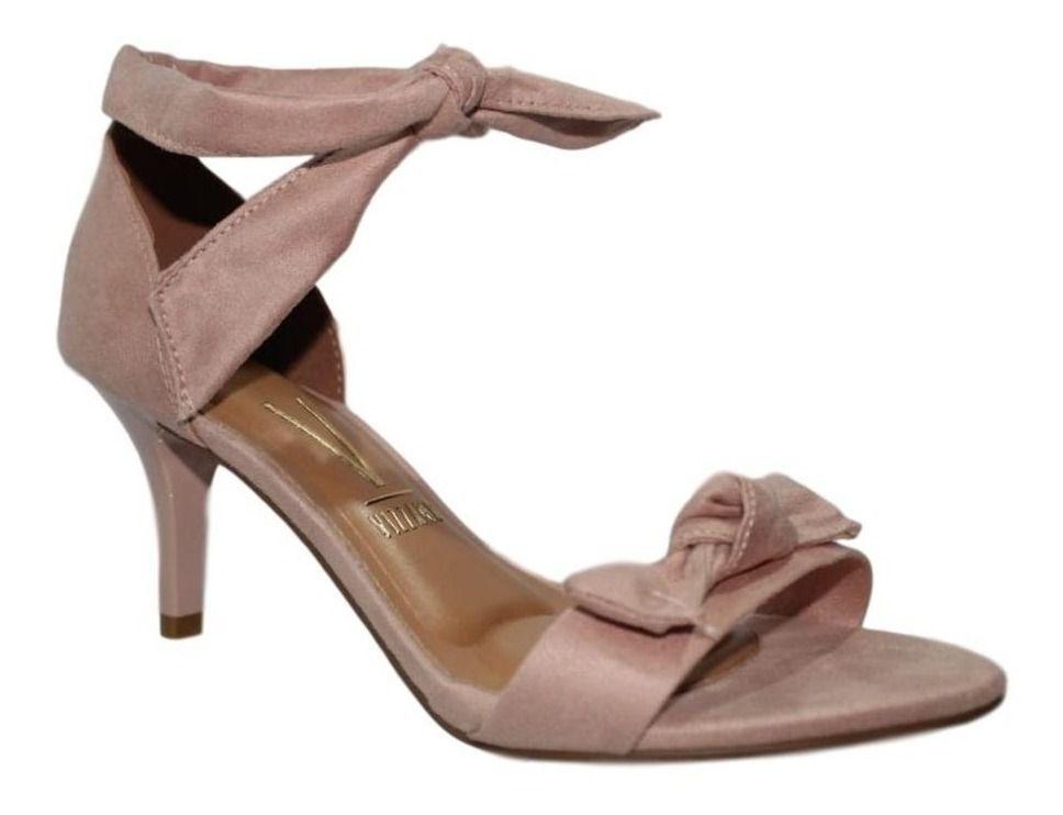 Compre Sandália Salto Fino Feminina Amarração Vizzano Online