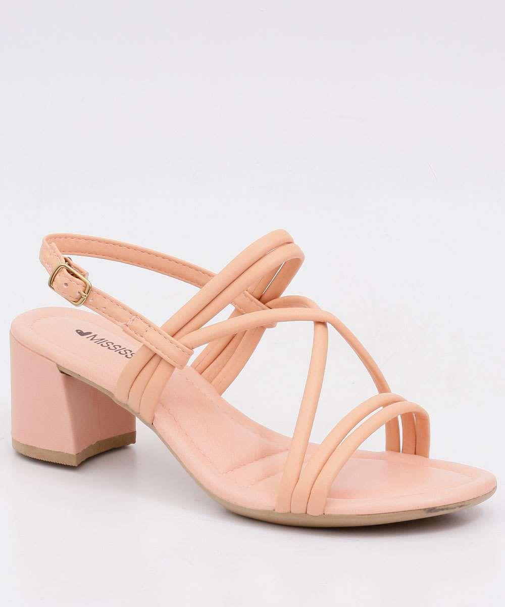 Sandália feminina tiras transpassadas mississipi Clearance