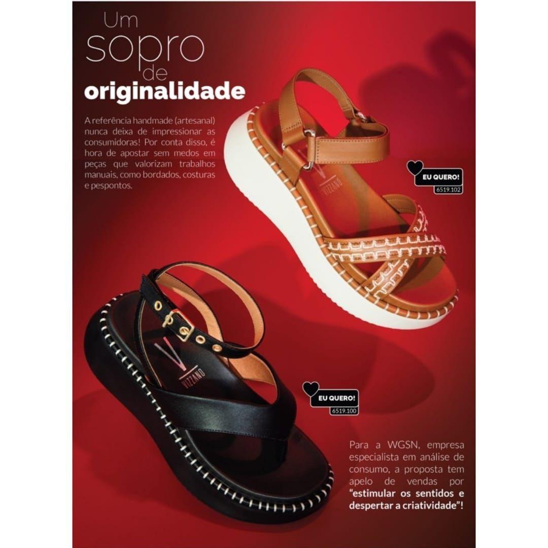 Sandália Feminina Anabela Salto Anabela Vermelho Sandalia Anabela