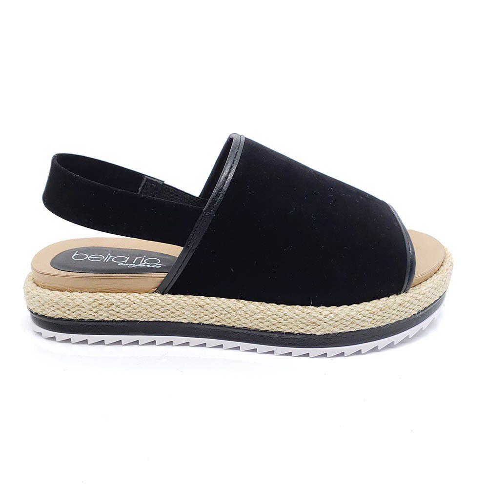 sandalias flatform beira rio