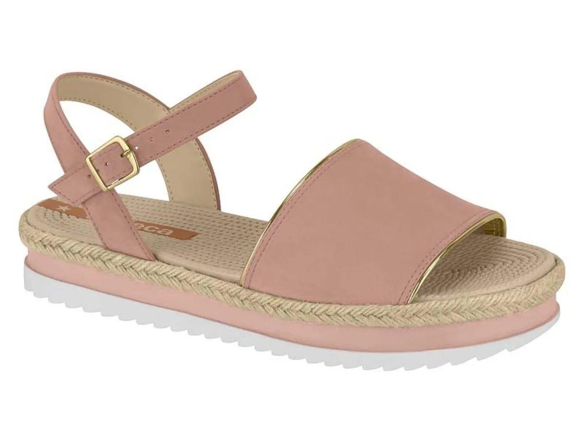 sandalia flatform moleca