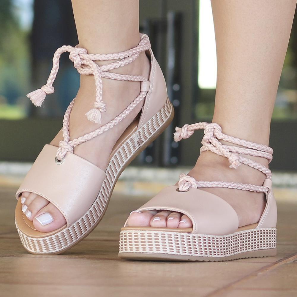 Sandália Flatform Sua Cia 13105 - Gizelle Calçados