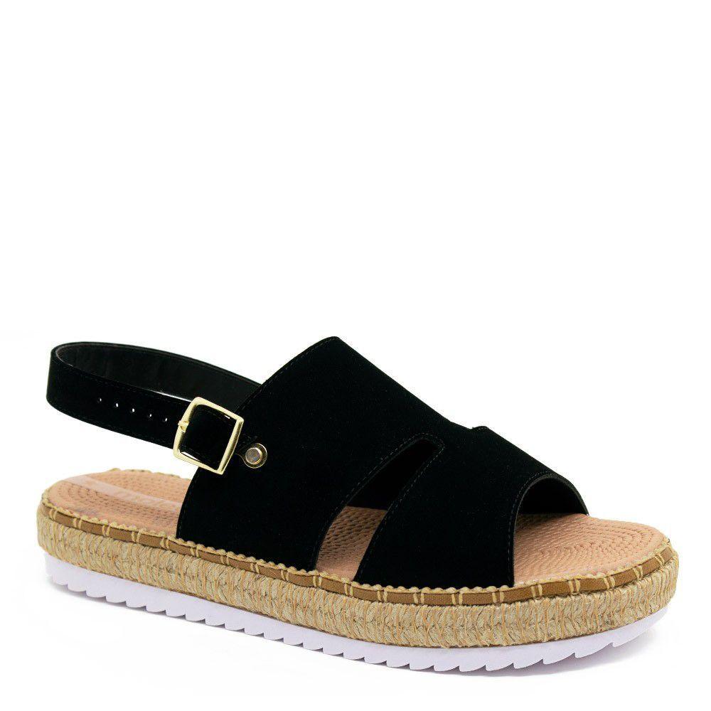 sandália flatform tratorada