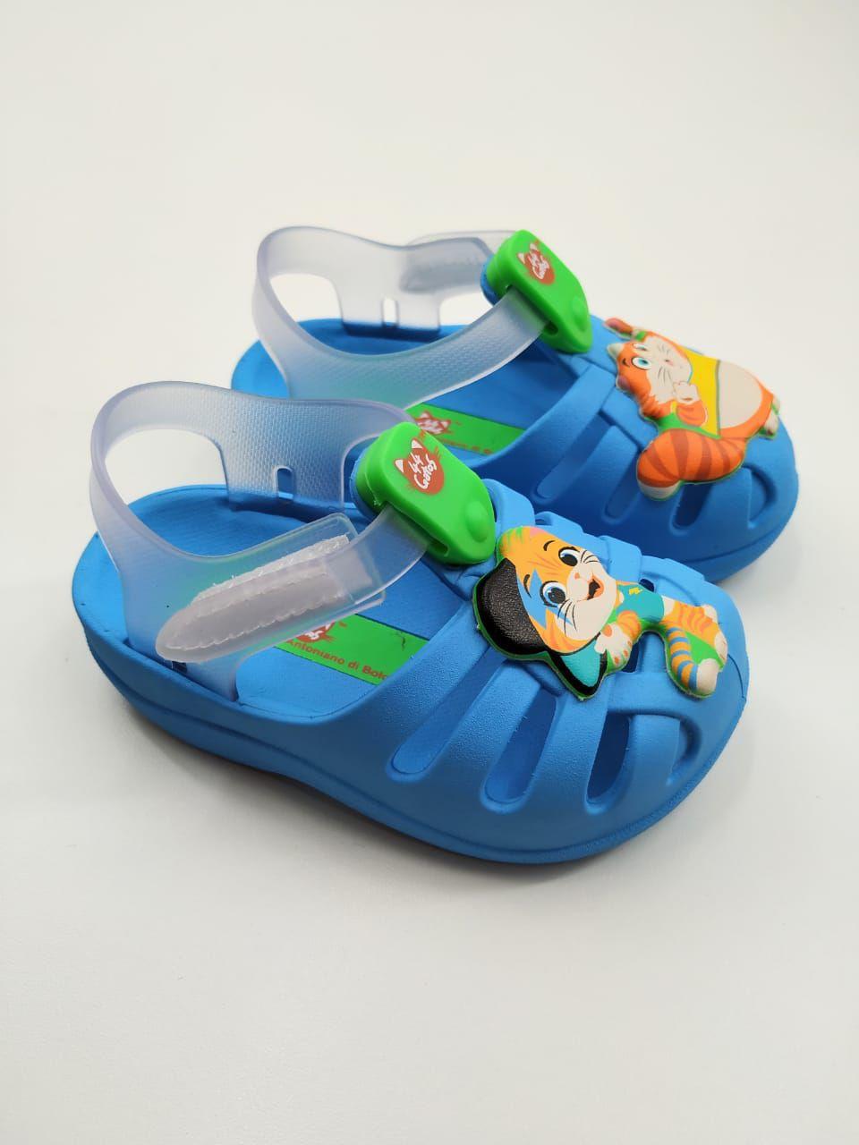 Sandália Grendene 44 Gatos Cuties Aranha Baby Infantil Menino Azul -  Sandália Infantil - Magazine Luiza