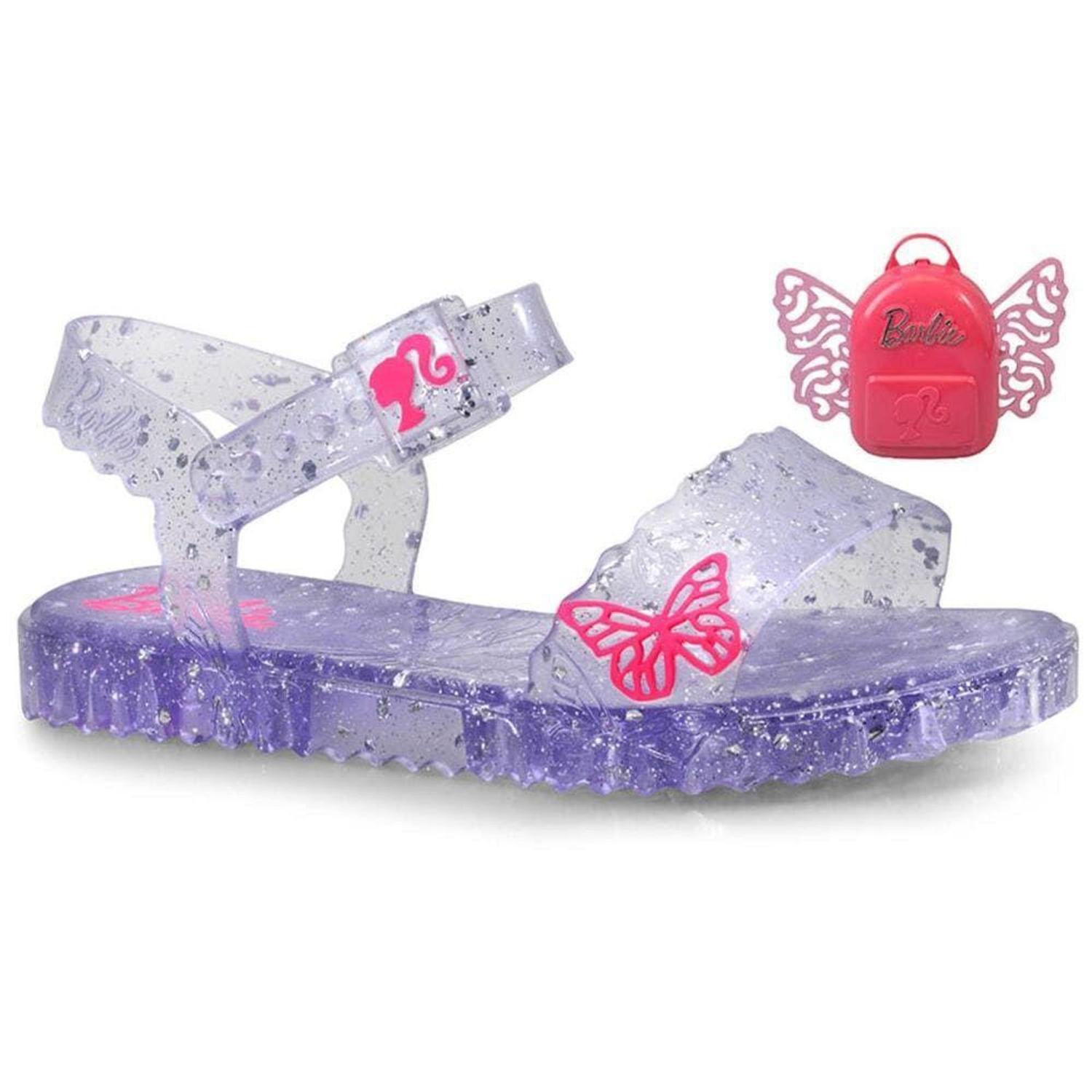 Sandália Infantil Barbie Borboleta Grendene Kids | Marisa