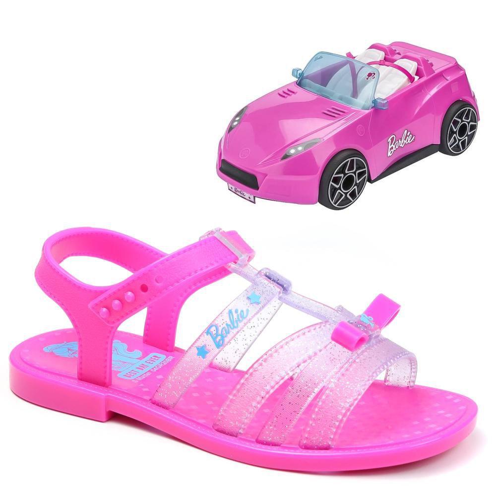 Sandália Infantil Barbie Grendene Kids Rasteira + Carrinho de Brinde -  Rasteirinha Infantil - Magazine Luiza
