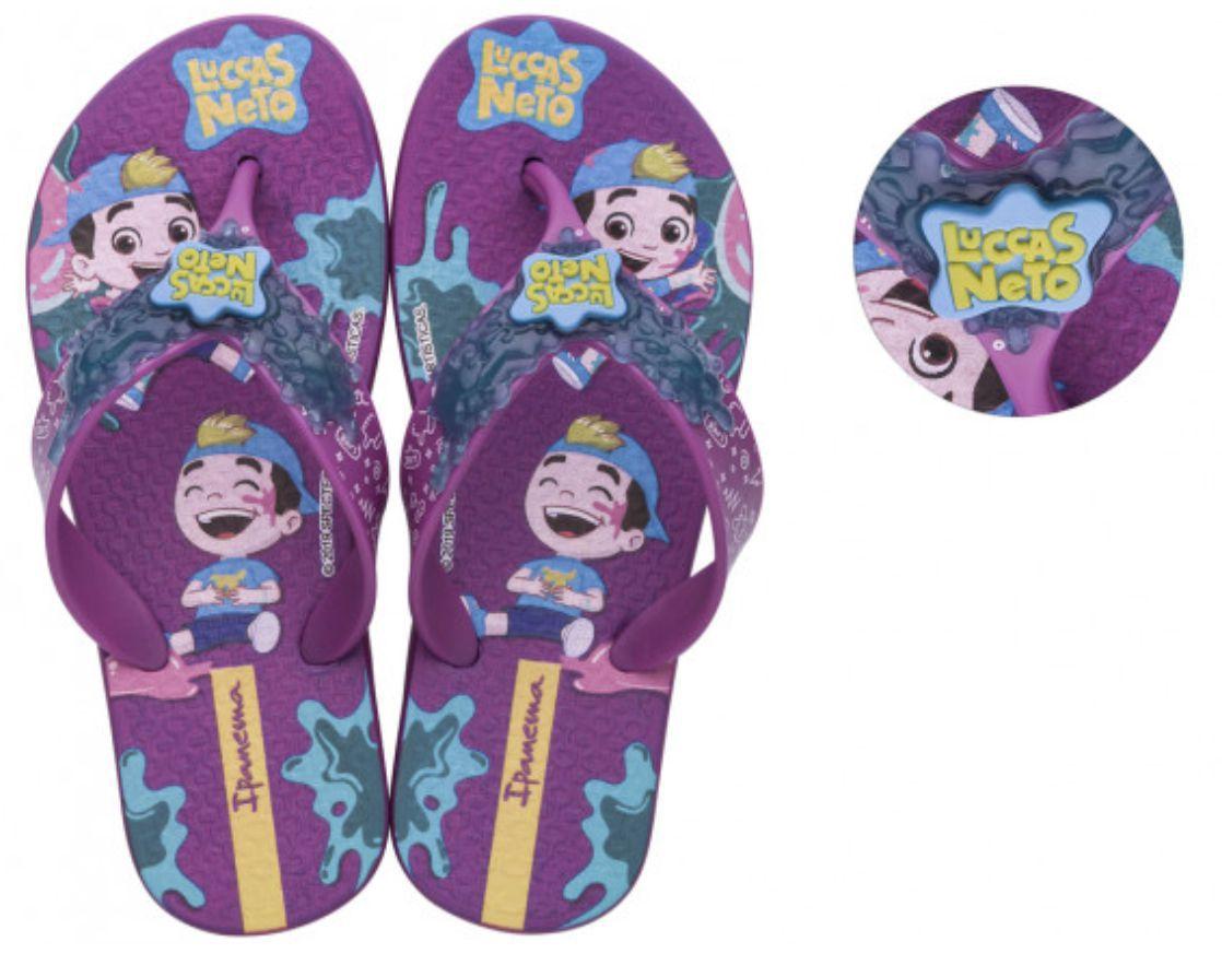Sandália Infantil Chinelo Luccas Neto Rosa Ipanema - Grendene - Sandália  Infantil - Magazine Luiza