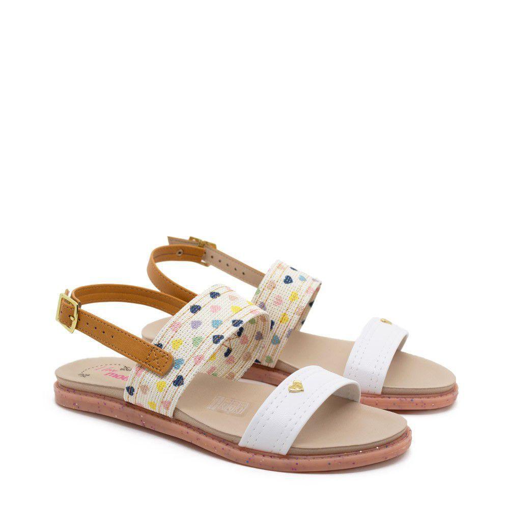 sandalia branca infantil feminina