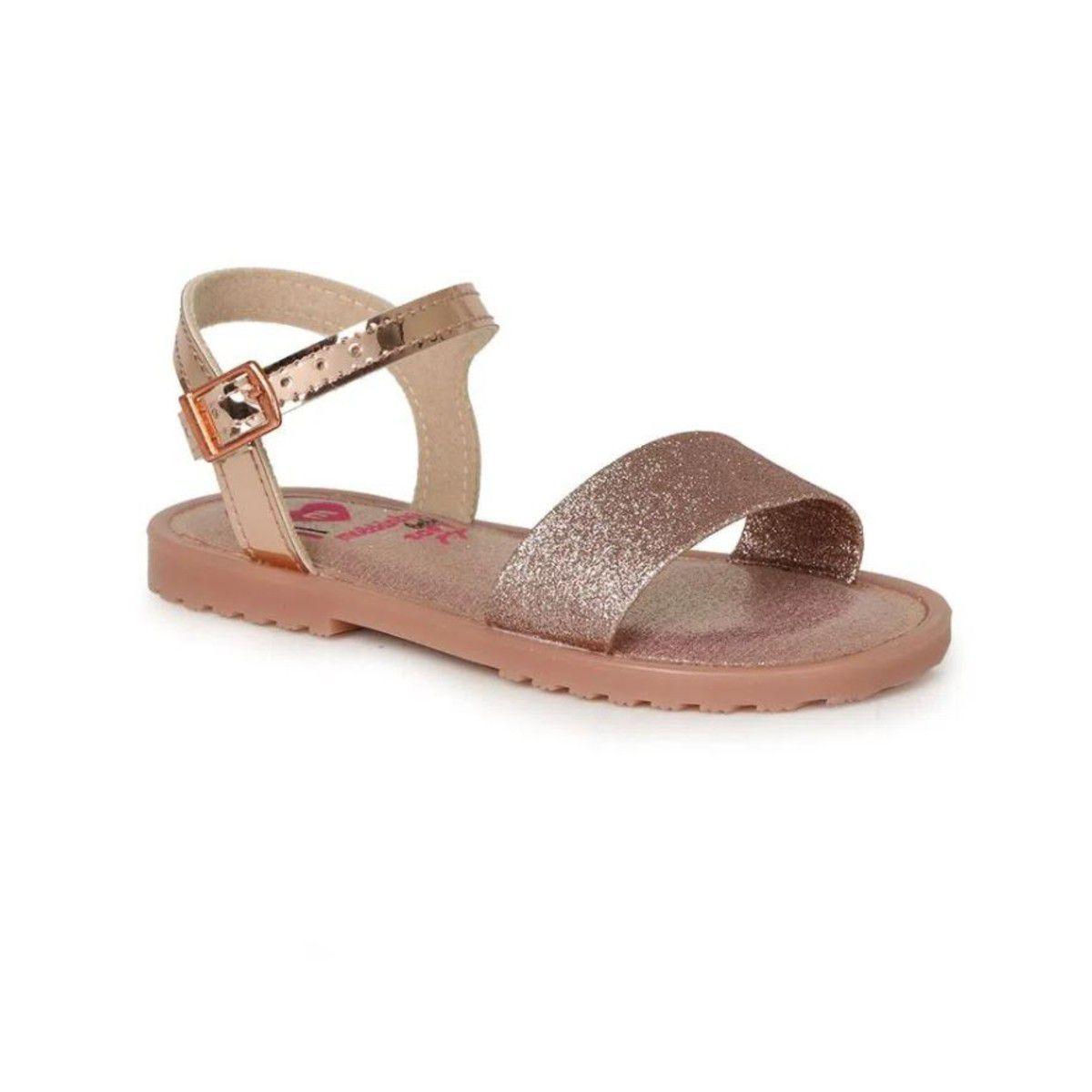 Sandalia Infantil Feminina Rasteira Molekinha Com Glitter 2700.100 -  Rasteirinha Infantil - Magazine Luiza