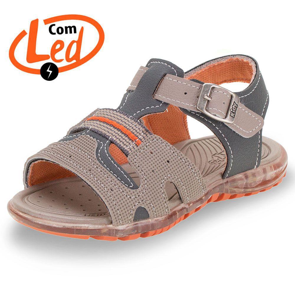 sandalia infantil masculina com led