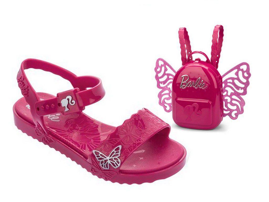 Sandalia Infantil Menina Barbie Butterfly Com Mochila - Grendene - Sandália  Infantil - Magazine Luiza