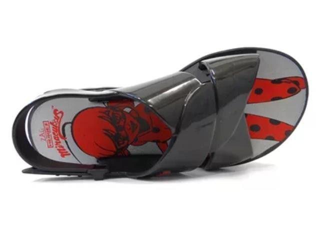 sandalia ladybug com mochila