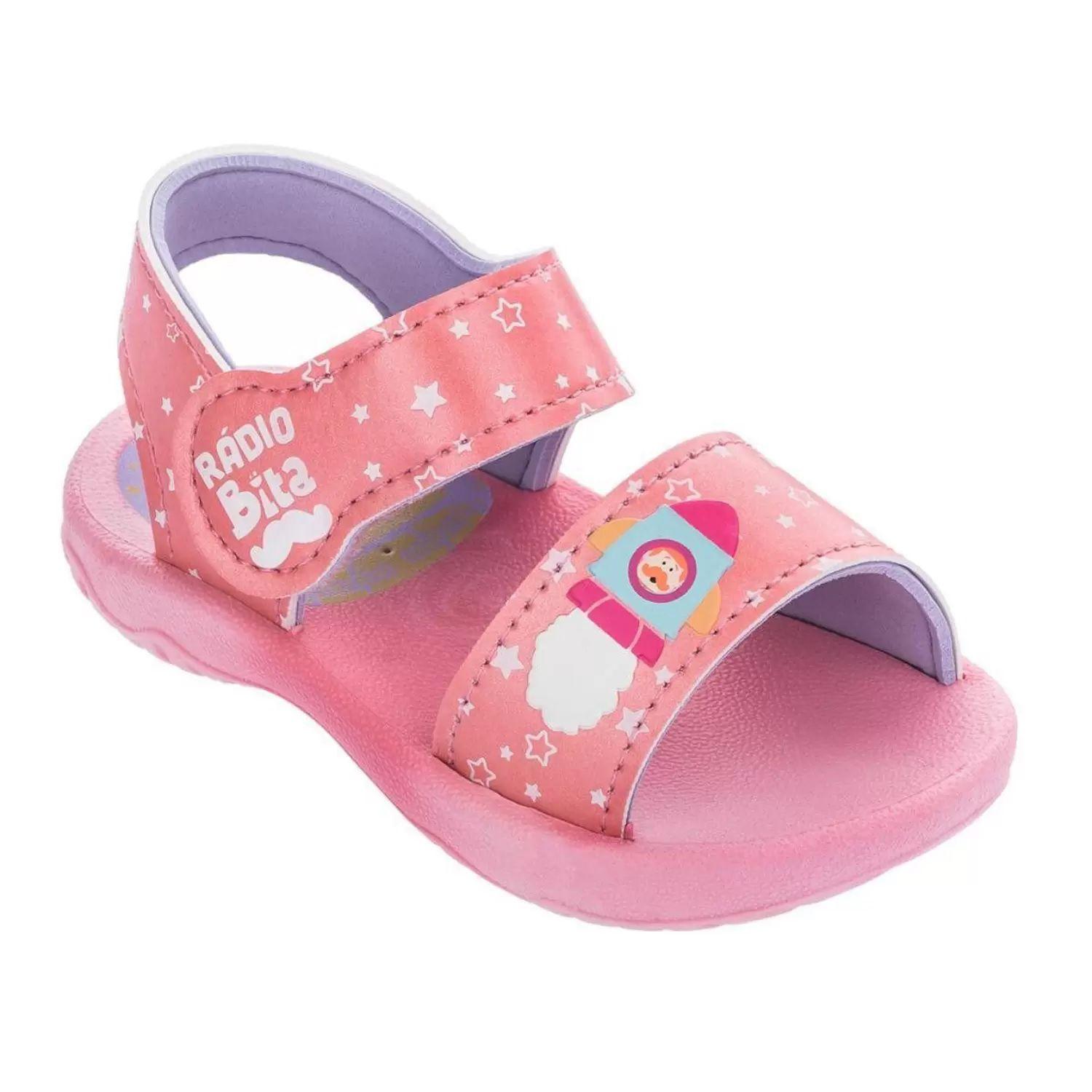 Sandália Infantil Vermelho c/ Marinho Menino - Ropek Moda Bebê