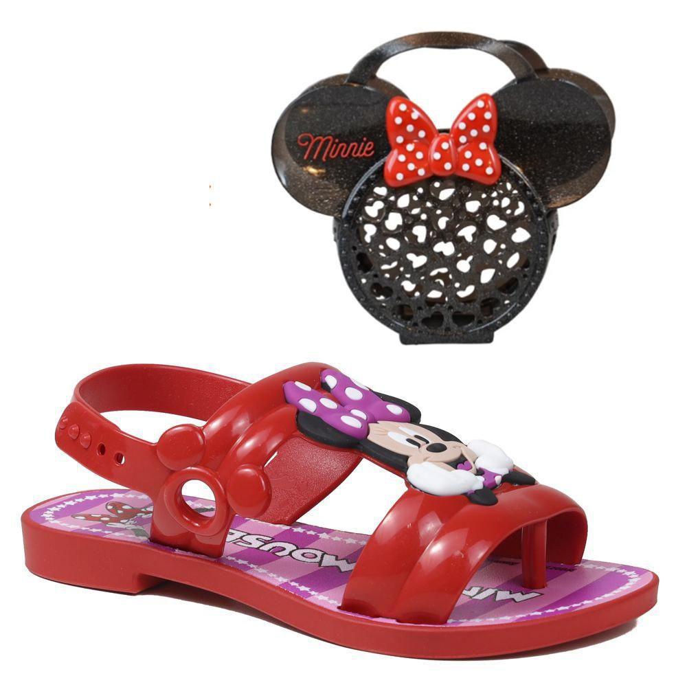 Sandália Infantil Minnie Mouse Grendene Kids + Brinde Bolsa Minine -  Sandália Infantil - Magazine Luiza