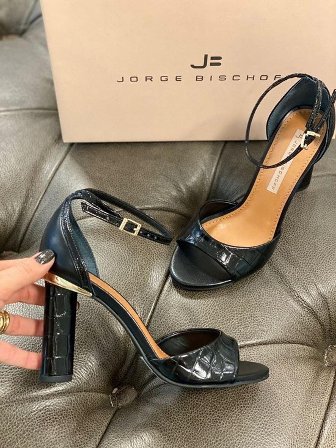 Sandália Jorge Bischoff Preto - Outros Moda e Acessórios - Magazine Luiza