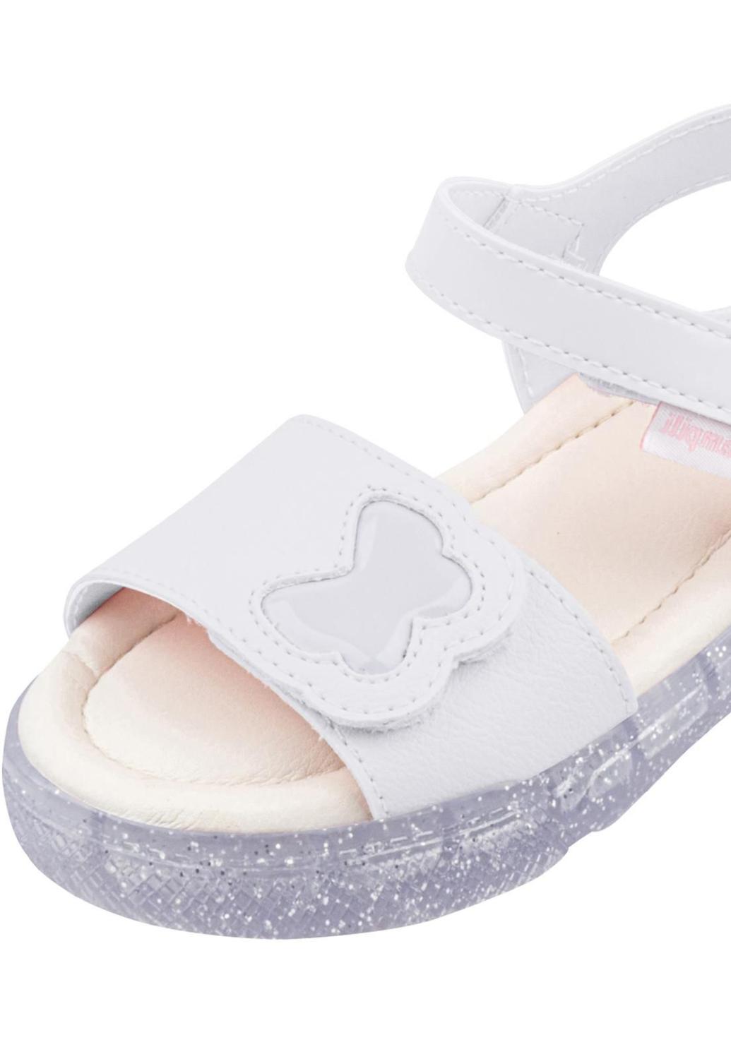 Sandália Led Infantil Branco Pampili - Sandália Infantil - Magazine Luiza