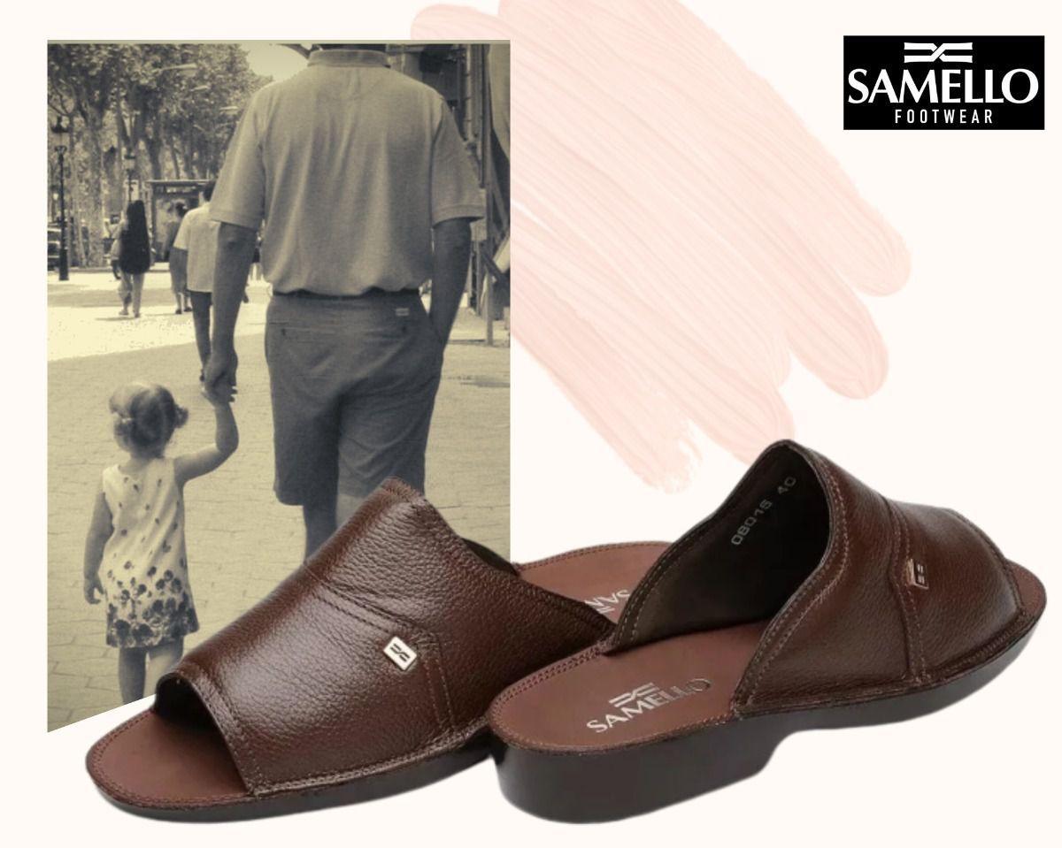 Sandália Masculina Samello Satie Np Floater Café 08015 - Outros Moda e  Acessórios - Magazine Luiza