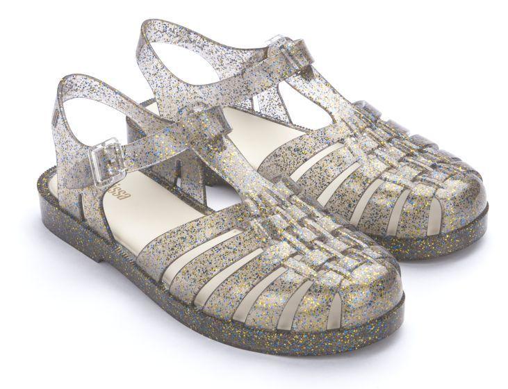 sandalia melissa dourada