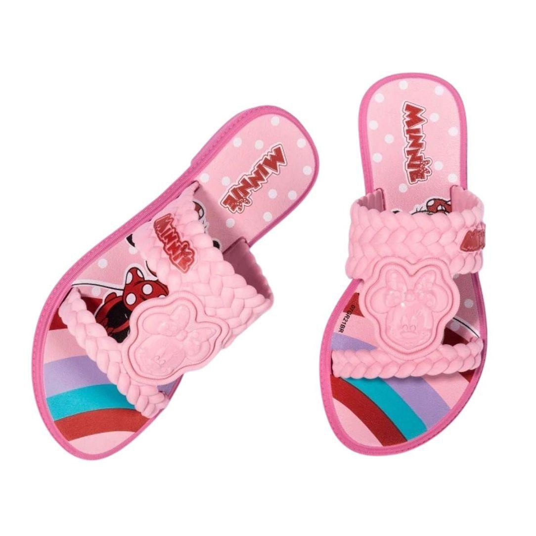 Sandália Minnie Mini Geladeira Rasteiro Chinelo Brinquedo Grendene 23 ao 34  Rosa - No Magalu - Magazine Luiza
