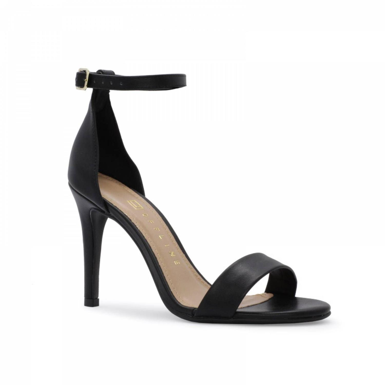 Sandália Off Line Gisele Salto Alto Feminina Preta - Offline - Sandália  Feminina - Magazine Luiza
