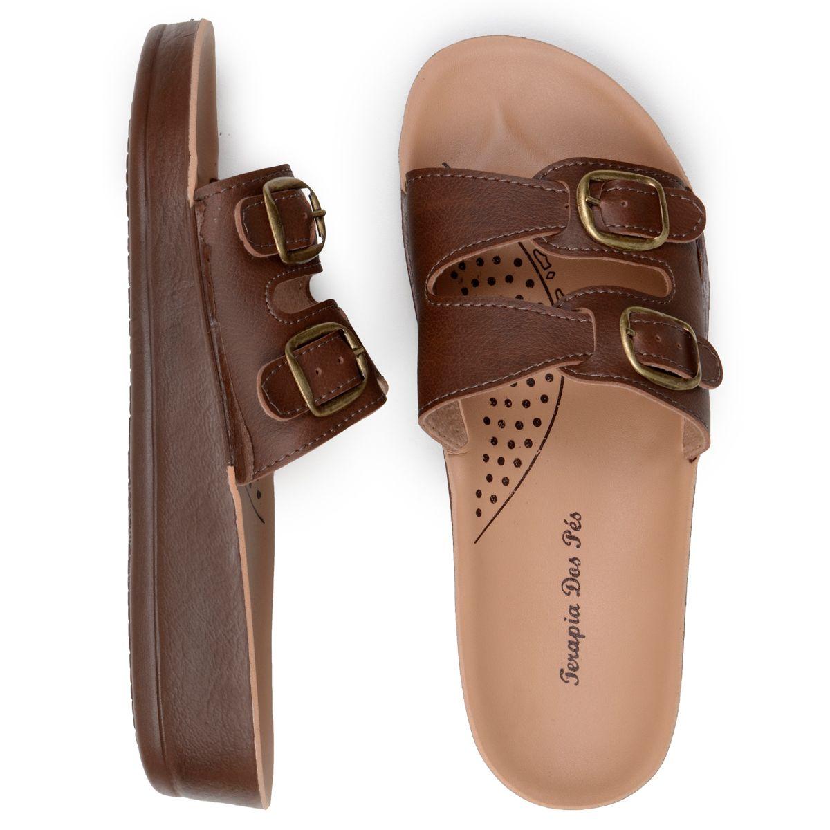 Sandália Feminina Sandalia De Idoso Pantufa Chinelo Confortavel - Main Image