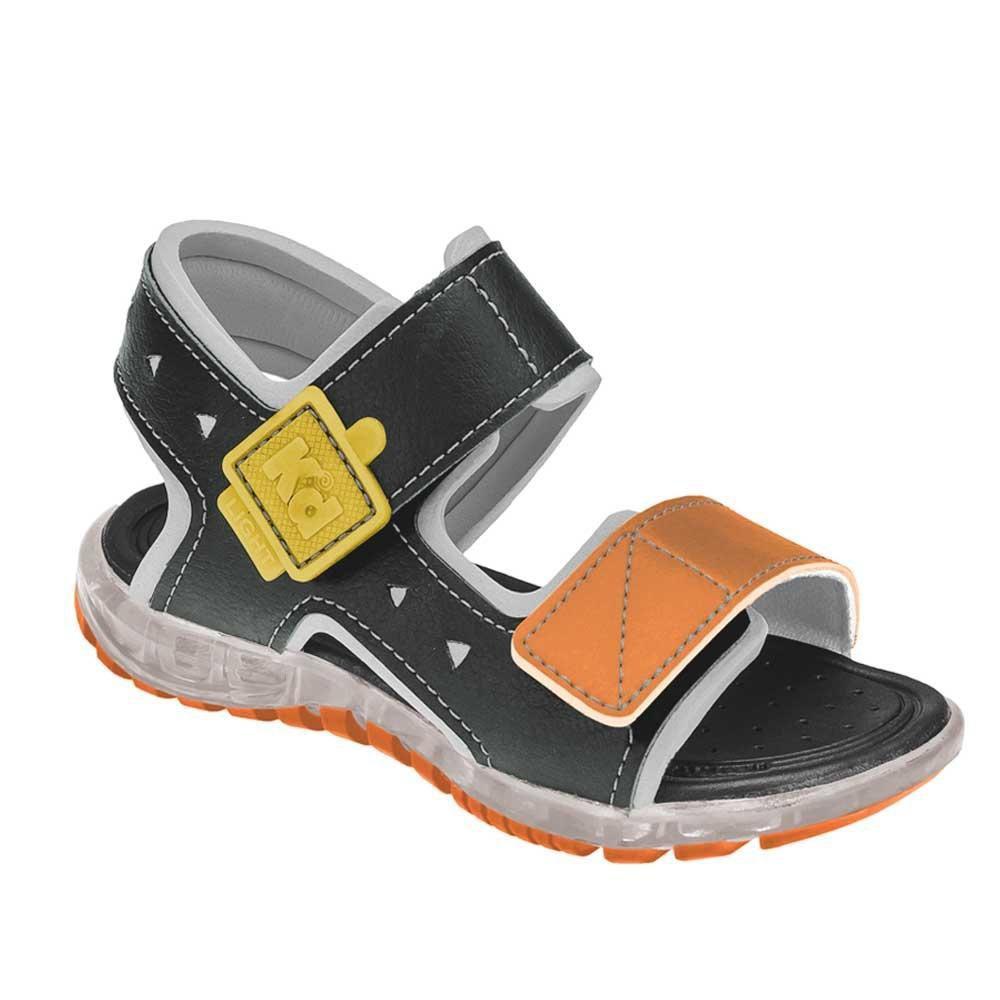 Sandália Papete Infantil Menino Kidy de Led Preto e Laranja - Calçados  Infantis - Magazine Luiza