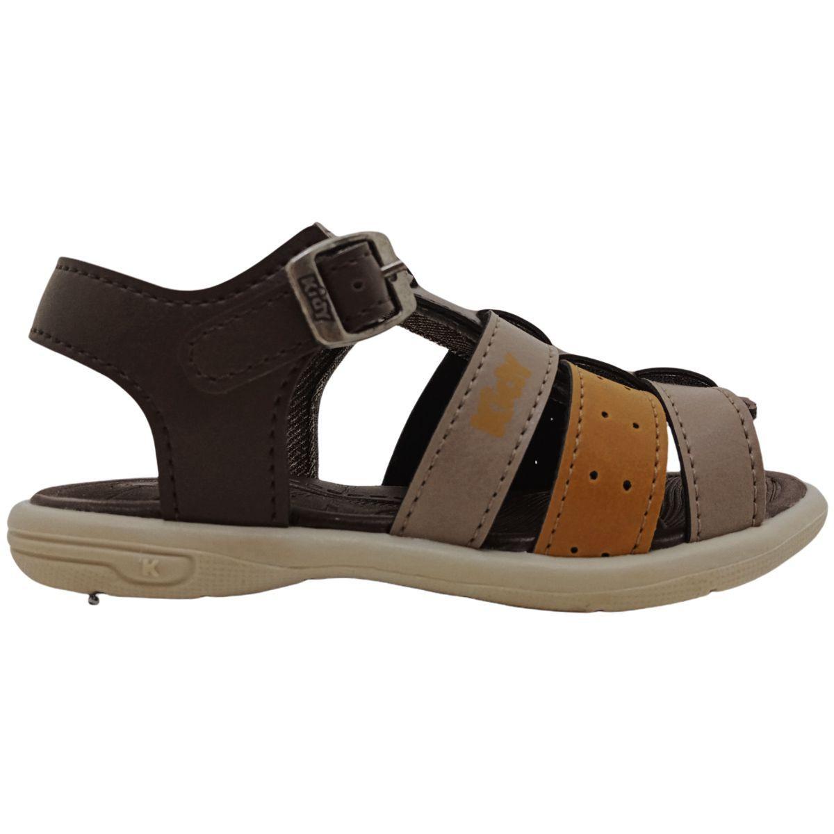 Sandália Papete Infantil Meninos Kidy Flex Anatômico Confortável Fivela  Couro 069 9397 4025 Marrom - Papete Infantil - Magazine Luiza